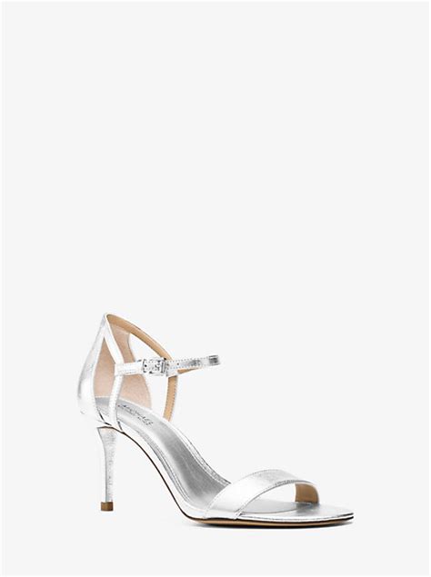 michael kors simone sandal toronto shoes|Simone Metallic Block.